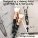 Buy Professional Eye Makeup Gel Eyeliner Brush | Ultrafine Tapered Brush for Precision Application - 1.12 Finer Liner - Buy Online on SooperMarket.com