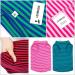Dog Shirts Cotton Striped T-Shirts  Breathable Basic Vest for Puppy and Cat  Super Soft Stretchable Doggy Tee Tank Top Sleeveless  Fashion & Cute Color for Boys and Girls (M  Pink+Green) Medium Pink+Green - Buy Online on SooperMarket.com