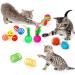 32 PCS Cat Toys Set - Interactive Variety Kitten Toys with Catnip, Feather Teaser, Crinkle Balls, and More - Buy Online on SooperMarket.com