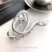 Punk Style Metal Silver Hair Claw Barrette - Irregular Hair Clip for Women, Hair Accessory 1Pcs - Buy Online on SooperMarket.com