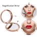 Rose Gold Niece Compact Mirror - Perfect Niece Gift from Aunt | Birthday, Graduation, Wedding, Christmas - Buy Online on SooperMarket.com