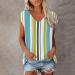 Short Sleeve T Shirts Clothing Woman T-Shirt Casual Black Clothing Top Women's Floral Pattern for Women Crop Tops Shirt Shirts Top Women's Summer Tank Top 2-green L - Buy Online on SooperMarket.com