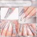 Glitter Nail Polish - Silver Glitter Nail Varnish - Quick Dry Nail Varnish - Silver Diamond Sparkle Long Lasting Nail Polish - No Need Baking for DIY Nail Art Manicure at Home silver giltter - Buy Online on SooperMarket.com