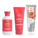 Wella Professional Color Fresh Mask Temporary Color Refresh Treatment Semi-Permanent Hair Dye Hair Gloss Treatment for Copper Hair Peach Blush Hair Dye & Invigo Color Brilliance Colour Protection Shampoo & Conditioner