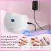 72W UV Nail Lamp for Gel Nails LKE LED Nail Dryer with Timer & Auto Sensor | Professional Nail Art Tools - Buy Online on SooperMarket.com