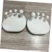 Silicone Toe Spacers - 1 Pair for Bunion Relief and Nail Polish - Pinky Dividers for Varus and Valgus - Men and Women's Foot Care Tool - Buy Online on SooperMarket.com