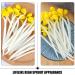 Alipis 12pcs bean sprouts Model decorations pretend lifelike vegetable adornment decorate fruit vegetables decorative vegetable artificial pvc Green bean sprouts Yellow 9.00X1.00X1.00CM - Buy Online on SooperMarket.com