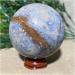 Blue Flower Agate Druzy Natural Stones Crystals Balls Gemstone Geode Sphere Aesthetic Room Decor Home 1pc (Color : 360-370g) - Buy Online on SooperMarket.com