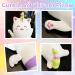 Kawaii Unicorn Plush Pillow - 60cm Long Stuffed Animal Gift for Christmas, Halloween, Birthday - White - Buy Online on SooperMarket.com