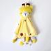 Bubby Boo Yellow Giraffe Stuffed Animal Security Blanket with Rattle and Teether - Soft Snuggle Toy for Baby - Soothing Plush Lovey - Perfect Baby Gift - Buy Online on SooperMarket.com