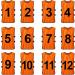 Toptie 12 Numbered Training Vests (#13-24) Soccer Pinnies - Set of 12 - Buy Online on SooperMarket.com