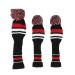 WINOMO 3 Pack Golf Club Head Covers Headcover for Driver Knitted