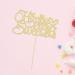 1Pc Happy Sweet 16 Cake Topper Glitter 16th Birthday Cake Pick for Cheers to 16 Years Old 16th Birthday Party Cake Decorations Supplies Gold Gold 2 - Buy Online on SooperMarket.com