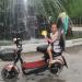 Buy Children's Bicycle Rear Seat with Large Canopy Universal Waterproof Sunshade Cover - Buy Online on SooperMarket.com