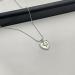 Oralgos Adjustable Love Shape Necklace - Tulip Heart Pendant Collarbone Chain | Elegant French Style Accessories for Women - Buy Online on SooperMarket.com