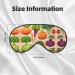 Buy Fruit and Vegetable Sleep Mask - Adjustable Breathable & Fashionable Eye Mask for Optimal Comfort | International Shipping Available - Buy Online on SooperMarket.com