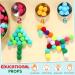 2000 Pcs 1 Inch Assorted Pom Poms with 220 Self Adhesive Googly Eyes - Multi Colors for DIY Crafts - Buy Online on SooperMarket.com
