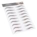 6D Waterproof Eyebrow Sticker - Professional Eyebrow Transfer Tool for Women & Girls | Brown | International Shipping - Buy Online on SooperMarket.com