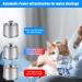 JJYPET 84oz/2.5L Stainless Steel Cat and Dog Water Fountain with Ultra-Quiet Pump and Filters for Multiple Pets - Buy Online on SooperMarket.com