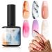 modelones Blooming Gel Nail Polish 15 ml Clear Marble Nail Design Kit Nail Art Accessories for Spreading Effects Floral Print Watercolor Design