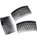 6PCS Strong Hold French Twist Hair Combs Slides Set for Women - Black - Buy Online on SooperMarket.com