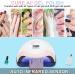 168W UV LED Nail Lamp for Fast Gel Nail Drying - Professional Salon Tool with 4 Timer Settings - Auto Sensor for Fingernail and Toenail - 1 Count - Buy Online on SooperMarket.com