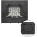 Durable Double Door Dog Crate Cover for Large Pets | Universal Fit for 24-48 inch Wire Crate | Black | 48L x 30W x 33H - Buy Online on SooperMarket.com