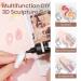 MIZHSE 3D Nail Gel - Clear Sculpting Gel for Nail Art | 15g Molding & 5D Embossed Gel for Stunning Manicures | International Shipping Available - Buy Online on SooperMarket.com