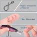Fly Fishing Snaps - Quick Change Stainless Steel No-Knot Connectors | 150 Pieces Assorted Sizes for Hooks & Jigs - Buy Online on SooperMarket.com
