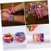 ABOOFAN 24 Pcs Clay Bracelet Bohemia Bracelets Stackable Bracelet Bracelets Aesthetic Elastic Bracelet Summer Beach Bracelets Summer Beach Jewelry Wafer Decorate Miss Polymer Clay - Buy Online on SooperMarket.com