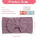Shop Eihi 4-Piece Baby Girls Headband Set | Nylon Hair Bands for Newborns & Toddlers - 4 Colors Available - Buy Online on SooperMarket.com