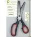 LIZARA Professional Heavy Duty Pinking Shears Scissors for Fabric - Pack of Zig Zag and Scalloped Pattern Scissors | Tailor's Pinking Shears for Precision Fabric Cutting - Buy Online on SooperMarket.com