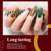 Christmas Red Green Golden Glitter Dip Powder Set - No Lamp Cure Needed | Even & Smooth Finish | 6pcs x 10g/box - Buy Online on SooperMarket.com
