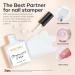 Modelones Nail Art Stamper Kit 7Pcs - Premium Double Nail Stamp Stencils & Gel for DIY French Manicure - Buy Online on SooperMarket.com