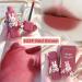 Domality 4pcs Bunny Rabbit Lip Gloss Set | 4 Colors Matte Velvet Mousse Liquid Lipstick | Long Lasting & Waterproof Lip Makeup Kit - Buy Online on SooperMarket.com