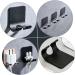 Osaladi 12-Pc Razor-Free Bathroom Hooks | Decorative Wall Hook for Cabinets | Child-Safe Aluminum | Black | Efficient Space-Saving Solution - Buy Online on SooperMarket.com