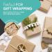 2 Rolls Pack -- Brown Kraft Paper Made in USA 17.75 x 1200 Per Roll (200 feet) Ideal for Gift Wrapping  Art  Craft  Packing  Shipping  Floor Covering  Dunnage  Table Runner  100% Recycled Material - Buy Online on SooperMarket.com