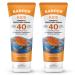 Badger Kids Sunscreen Cream SPF 40, Organic Mineral Sunscreen Kids Face & Body with Zinc Oxide, Reef Friendly, Broad Spectrum, Water Resistant, 2.9 fl oz (2 Pack)