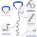 JETOP Heavy Duty Dog Stake & 10 ft Dog Chains Steel Spiral Ground Dog Spike for Outdoor Yard and Camping Dog Camping Accessories for Puppy Pet and Medium Dogs (176 lbs of pull) (Blue) - Buy Online on SooperMarket.com