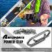 Lure Quick Change Black Nickel Fishing Snap Swivels - High Strength Stainless Steel Connector Snaps Tackle for Saltwater Fishing - Size S (44lb) - 50 pcs - Buy Online on SooperMarket.com