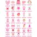 EBANKU 100 Pcs Pink Resin Flatback Decorations - 36 Styles Mixed Kawaii Slime Charms for DIY Crafts & Jewelry Making - Buy Online on SooperMarket.com