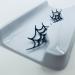 Spider Web Crown Halloween Costume Fancy Fashion Party Look Black Lashes False Eyelashes 1 Pairs