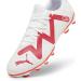 PUMA Men's Future Play FG/AG Football Shoe - EU 43 White & Fire Orchid | International Shipping Available - Buy Online on SooperMarket.com