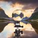 MerryNine 80mm K9 Crystal Photography Ball with Mini Tripod - Universal Camera Interface, Metal Base, Pouch - Perfect for Teaching Light Spectrum Physics and Art Decor - Buy Online on SooperMarket.com