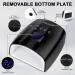 Rechargeable Cordless UV LED Nail Lamp 66W - Gel & Regular Polish Dryer | 5 Timer Settings, Automatic Sensor, LCD Display - Black - Buy Online on SooperMarket.com