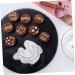 ABOOFAN 4pcs Rice Cake Mold Fondant Molds for Epoxy Resin Fish Candy Mold Egg Tart Chocolate Aluminum Alloy - Buy Online on SooperMarket.com