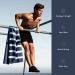 SummerSand Deep Blue Microfiber Beach Towel 63x31.5in - Sand Free & Quick Dry for Pool, Surfing & Travel - Lightweight XL Swim Towel - Buy Online on SooperMarket.com