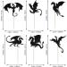 24 Pieces Kite Tortendeco Glitter Fantasy Birthday Cake Topper - Flying Dragon Theme Accessories for Baby Shower & Children's Birthday Parties - Buy Online on SooperMarket.com