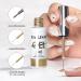 RARJSM Metallic Gel Liner Nail Art Set - Silver Bronze & Gold - 3D Mirror Chrome Effect - 8ml Gel Polish with Thin Brush for Home Salon - Curing Required - Buy Online on SooperMarket.com