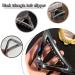 Elegant Gunmetal Triangle Metal Hair Clip for Women and Girls - Strong Hold for Daily Wear and Party - Fashionable and Versatile (Gunmetal) - Buy Online on SooperMarket.com
